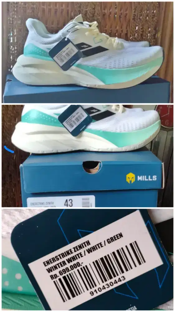 Sepatu Mills Enerstrike Zenith Original
