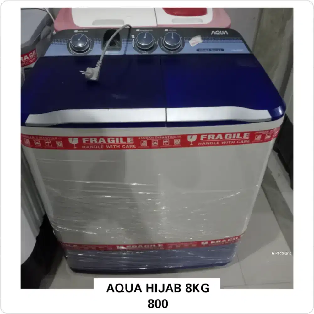 Mesin cuci Aqua hijab 8kg