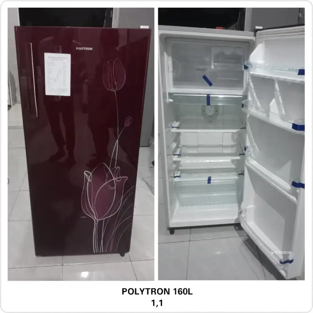 Kulkas 1 pintu Polytron 160L