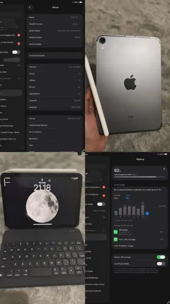 Ipad mini 6 265gb wifi-cellular
