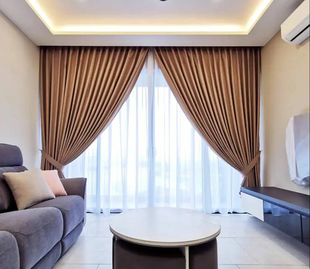 Jasa Buat gorden jendela pintu gorden blackout gordyn vitrase Gordyn