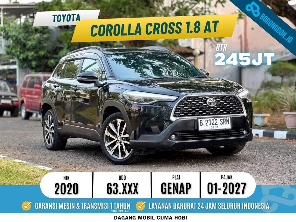 [SIAP PAKAI] Corolla Cross 1.8 Non Hybrid AT 2020 | CX-5 | HR-V |YARIS