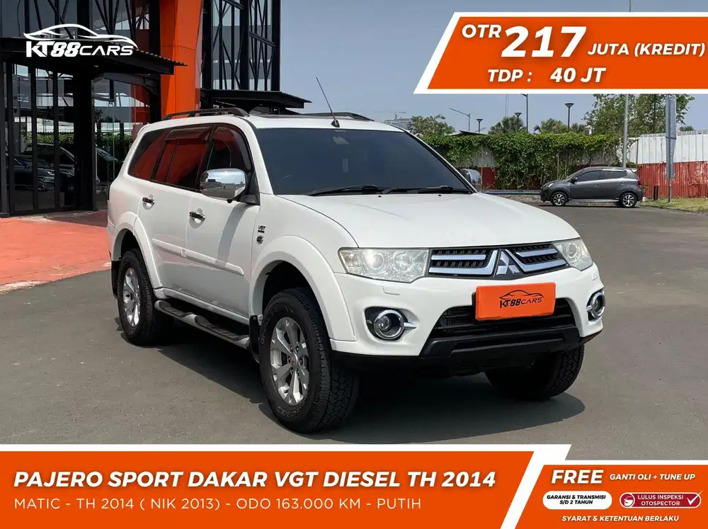 [BERGARANSI] MITSUBISHI PAJERO DAKAR VGT 2.4 MATIC TAHUN 2013/2014
