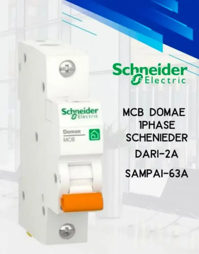 Mcb 1 Fhasa Scneider 6 amper & 10  Domae