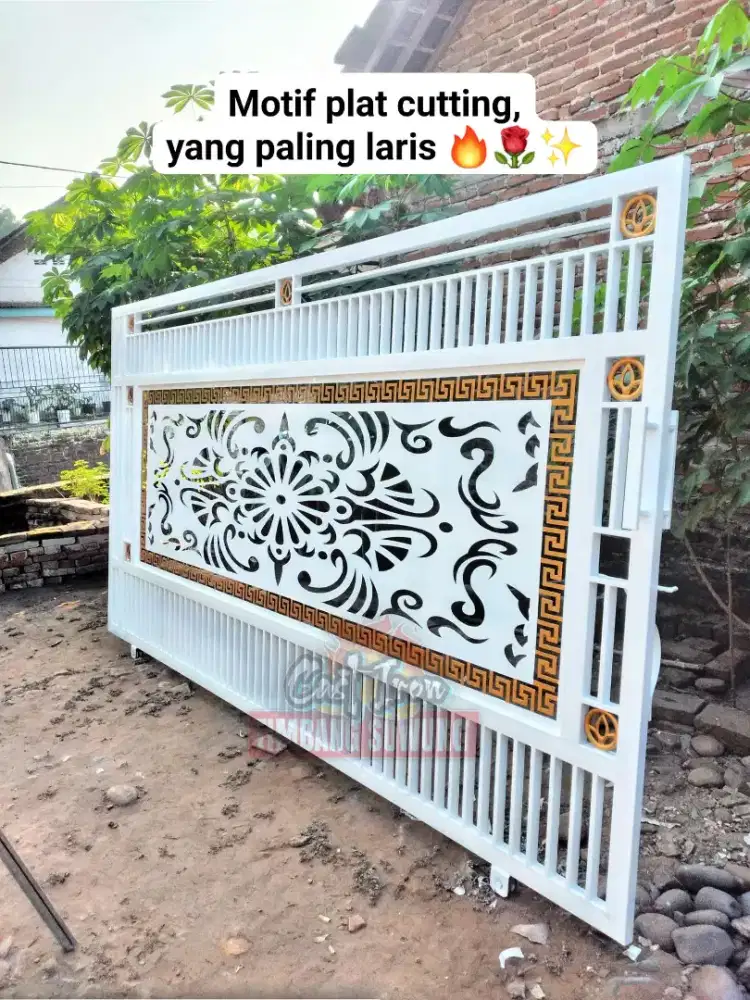 Pagar plat lassercating
