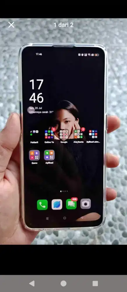 JUAL HP OPPO A95 RAM 8/128 FULLSET