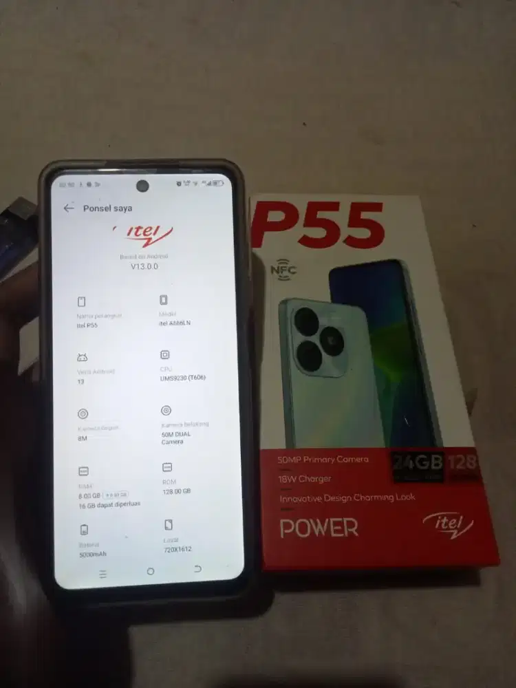 Itel P55 NFC 8+16/128 GB