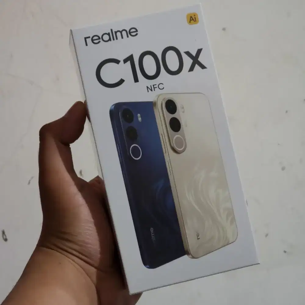 Realme C100X 6/128GB Biru BNIB No REPACK Garansi Resmi Indonesia