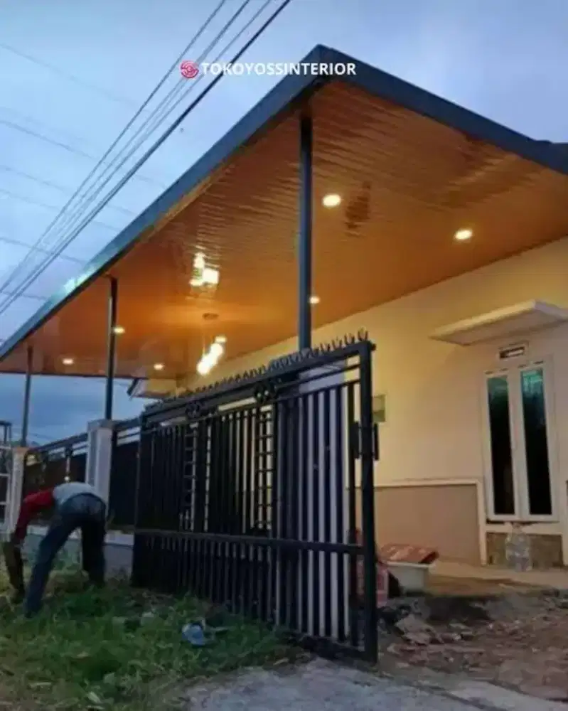 Kanopi plus plafon PVC