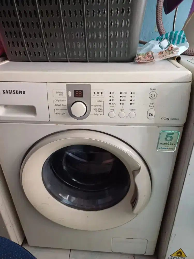 Dijual mesin cuci Samsung 7 kg pintu depan