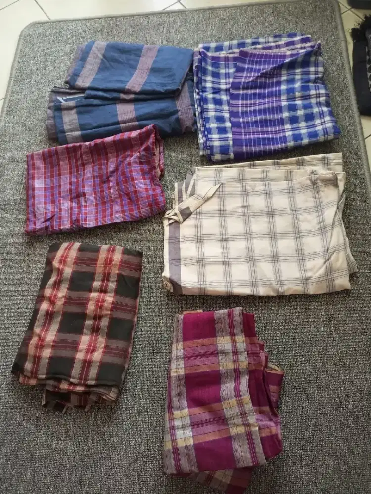 Sale 6 sarung pria murah aja preloved