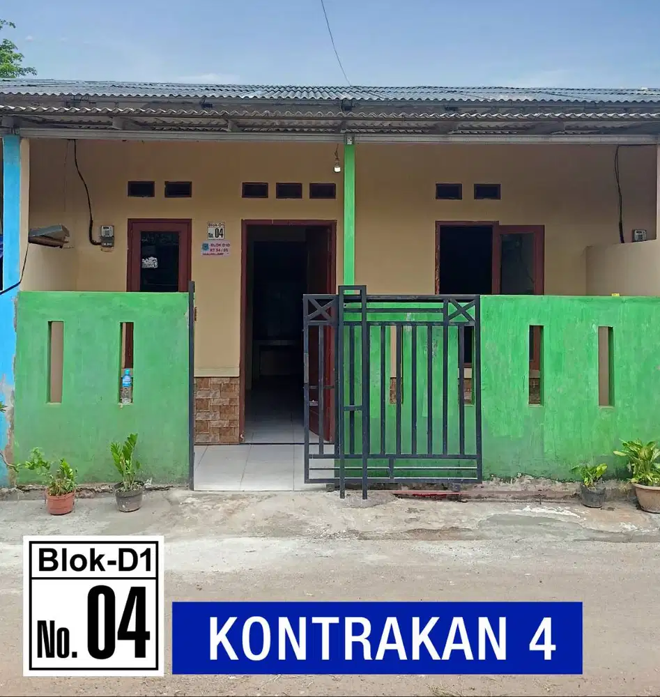 Kontrakan u/ Suami-Istri anak 2, dkt ST. Sudimara Ciputat Pamulang BSD