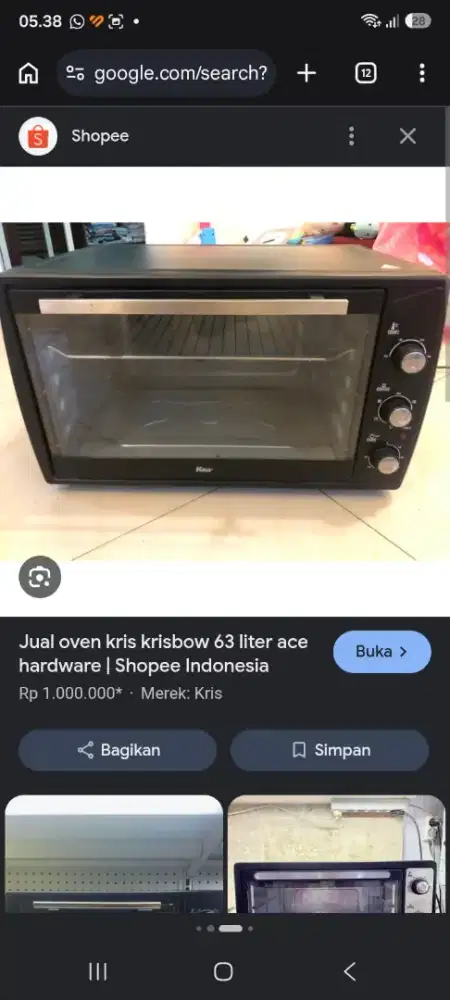 Oven kris 32 liter