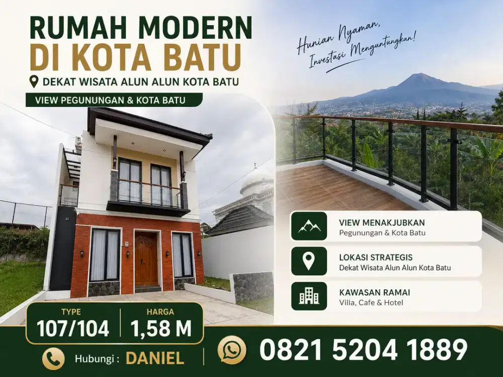 Satu-satunya di Batu! Villa Eksotis Perpaduan Budaya Jawa & Modern Kekinian