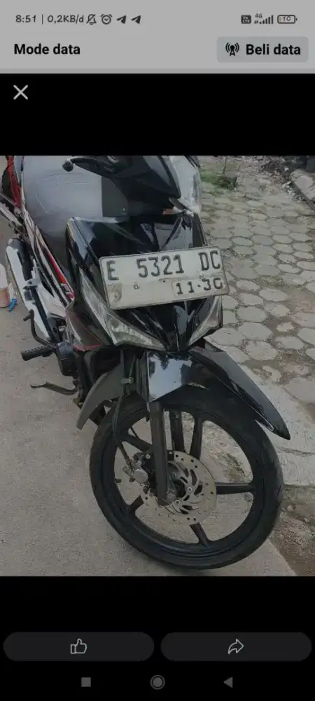 KHUSUS JUAL HONDA SUPRA X 125 TAHUN 2020