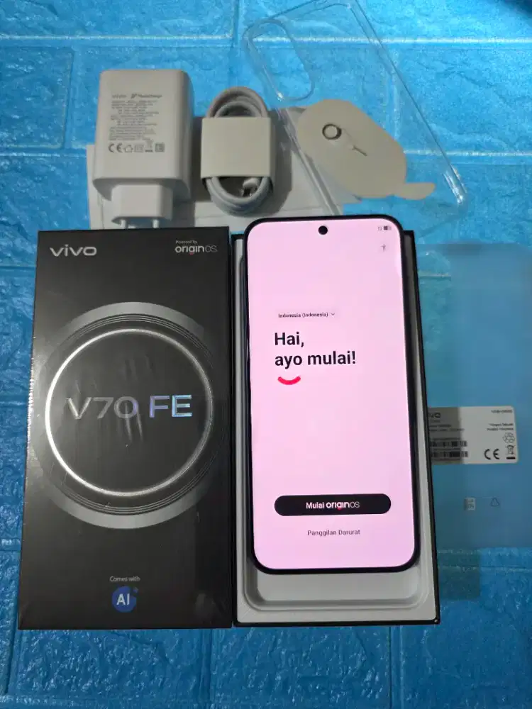 Vivo V70 FE 5G Hitam 12/256gb NEW Cek Unit Blm Terpakai