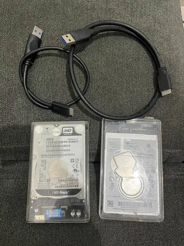 HDD sata 1 TB (Seagate) & 500GB (WD)