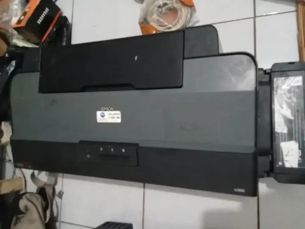 Printer EPSON L1300, Mesin Hidup, Head Gambling COD Pasar Rebo