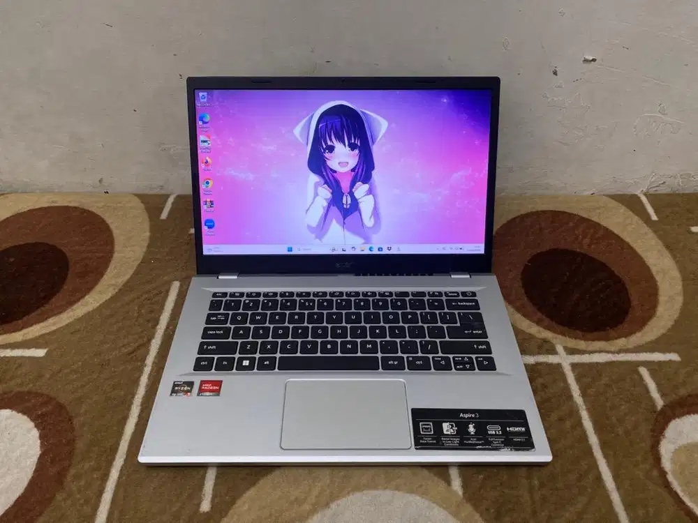 Acer Aspire 3 A314-23M Ryzen 5-7520U RAM 8 GB SSD 512 GB Mulus