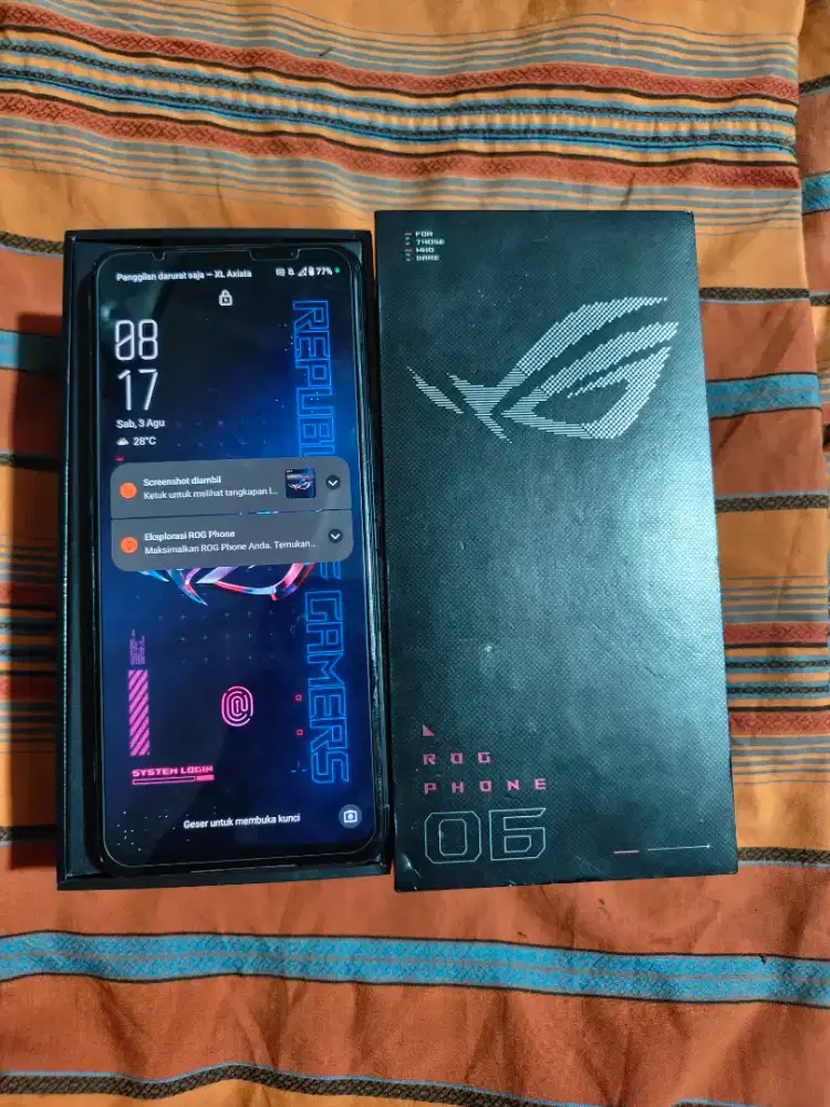 Asus ROG 6 ram 8/256 gb