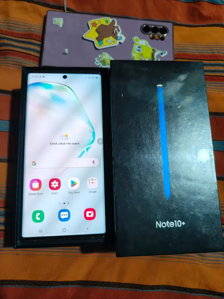 Samsung note10 plus ram12/256gb