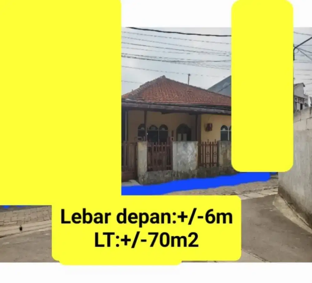 RUMAH MURAH LT:+/-70m2,LB:+/-50m2, SHM, TANJUNG BARAT. 12530.