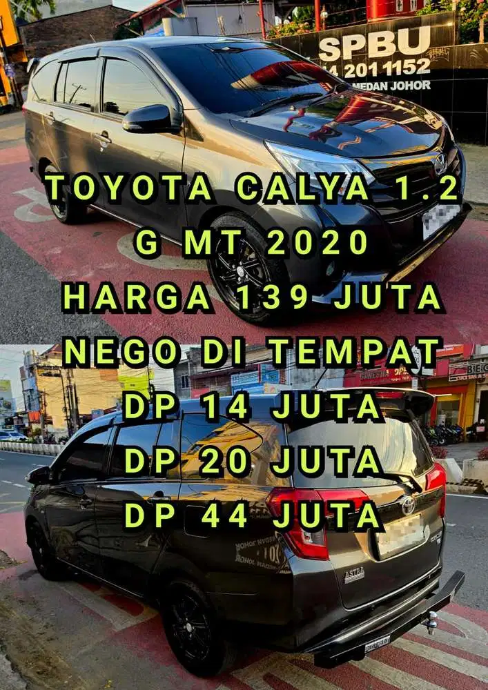 Toyota Calya 2020 Bensin DP 14 JUTA