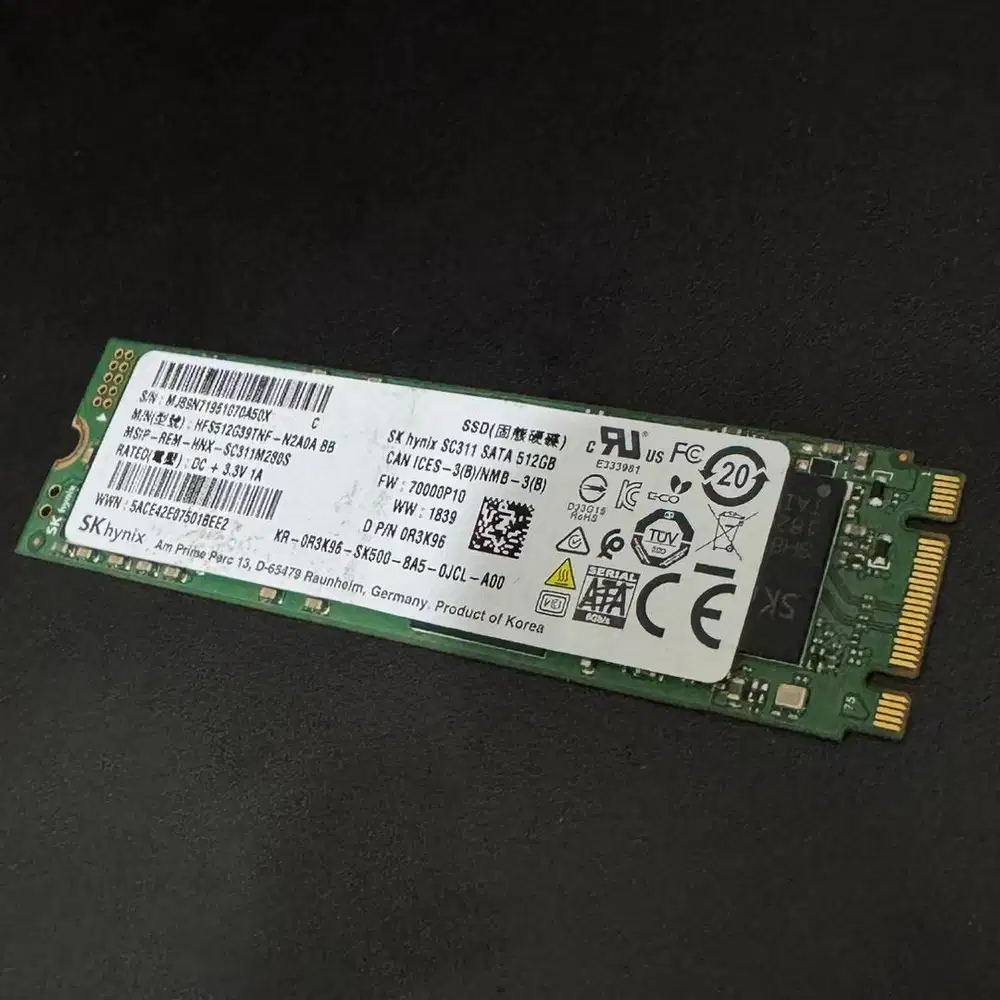 SSD NVME M2 512GB FOR PC SKHYNIX