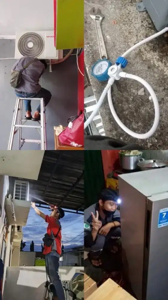 Layanan service AC & Elotronik Rumah tangga