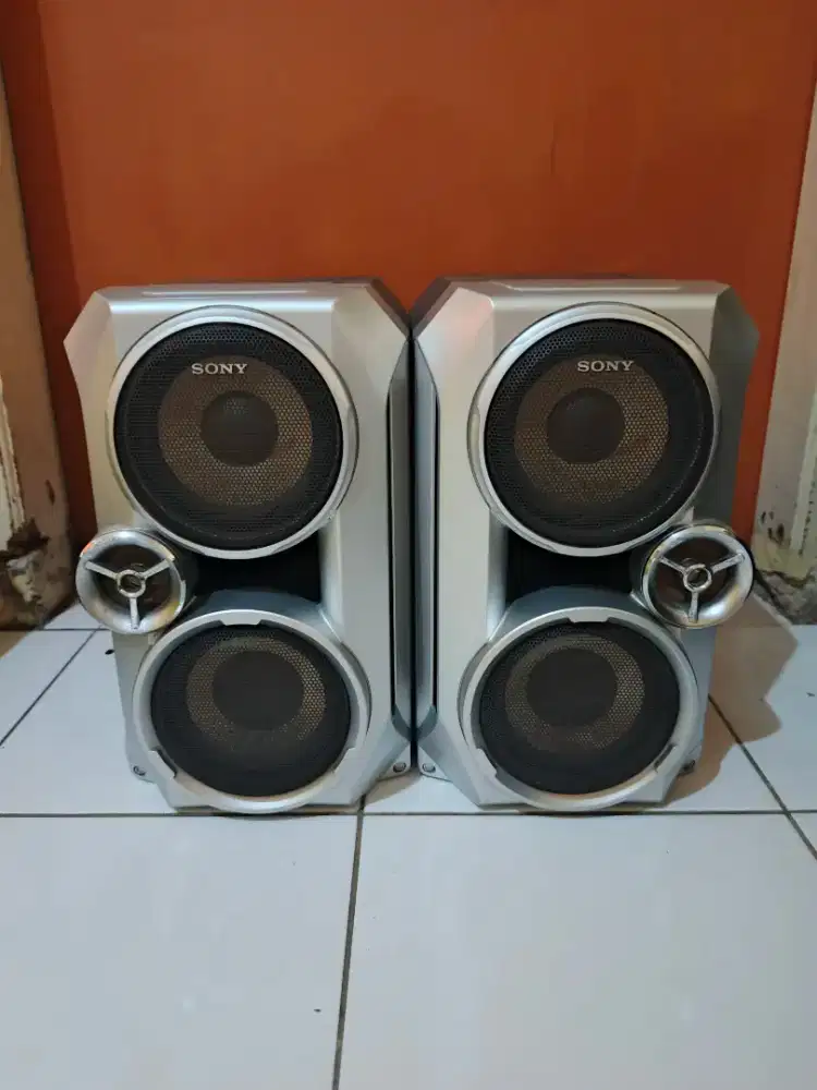 Speaker pasif sony double woofer suara mantap glerr