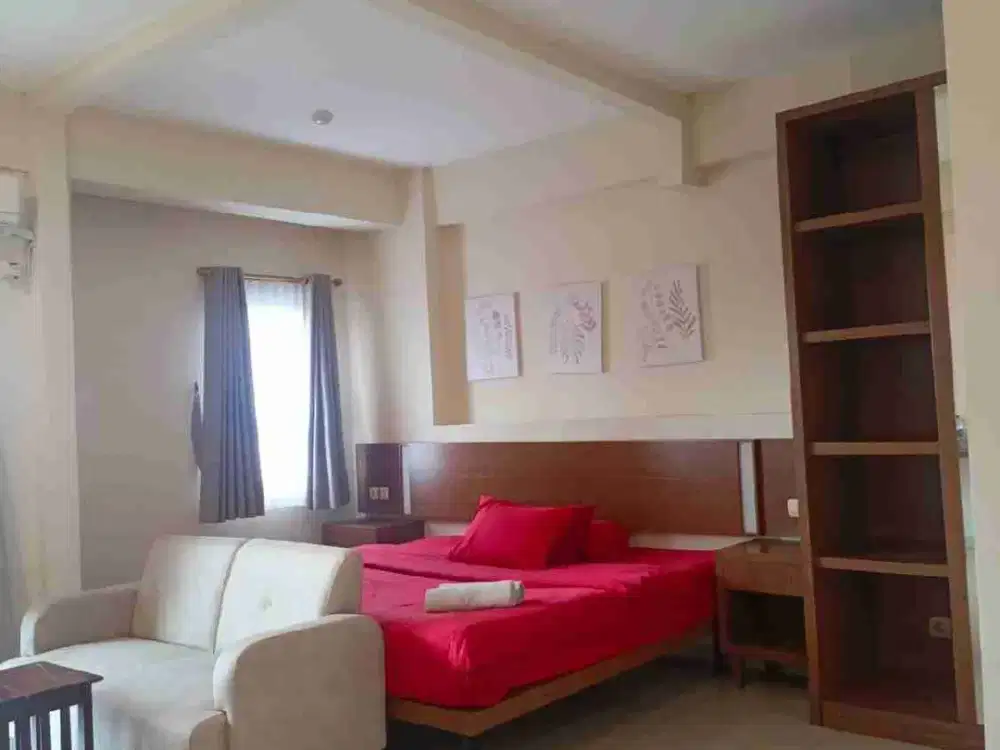 Apartermen Full Furnish 2 kamar tidur jadi 1 Di grand Centerpoint Bekasi Barat
