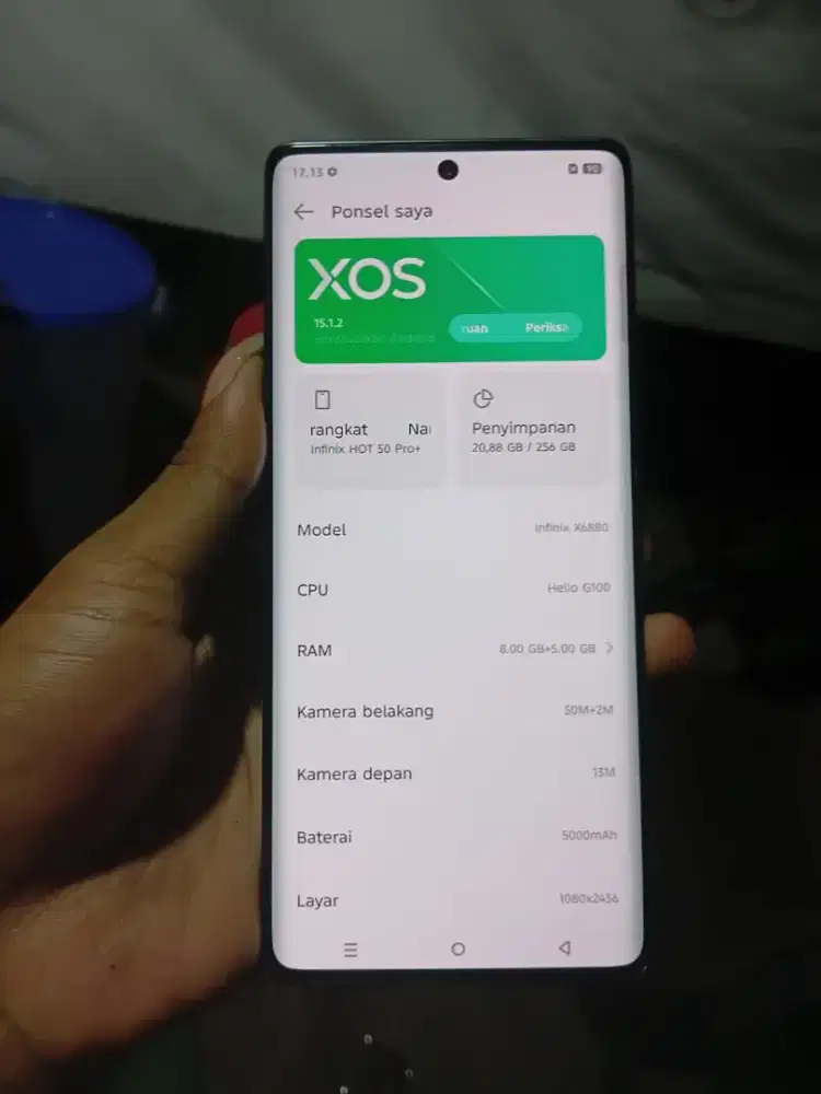 Infinix hot 50 pro+ 8+8/256
