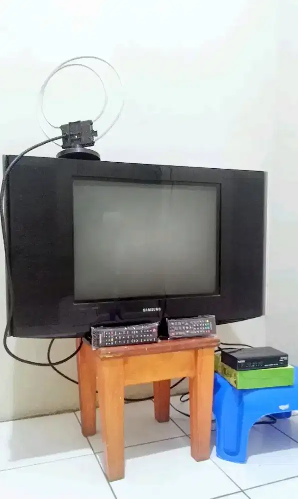 TV 21 INCH SAMSUNG SLIM FLAT FULLSET NORMAL