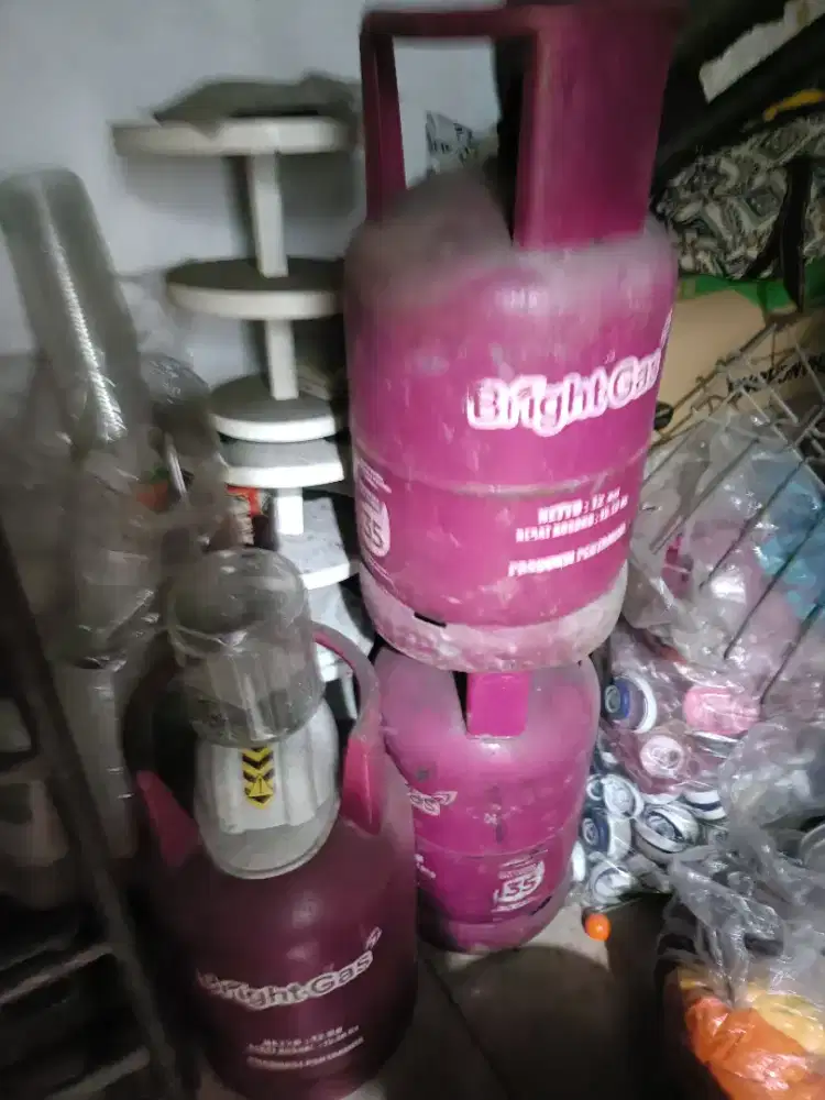 3 bh tabung gas bright 12 kg kosong