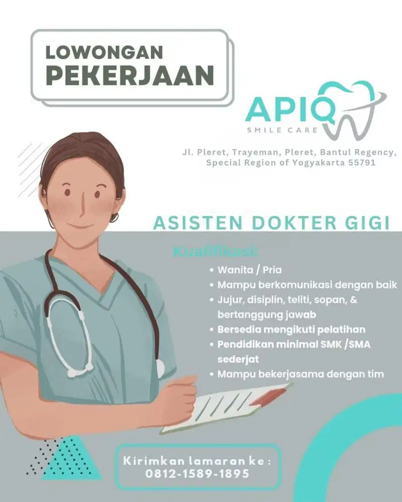 Lowongan Perawat gigi