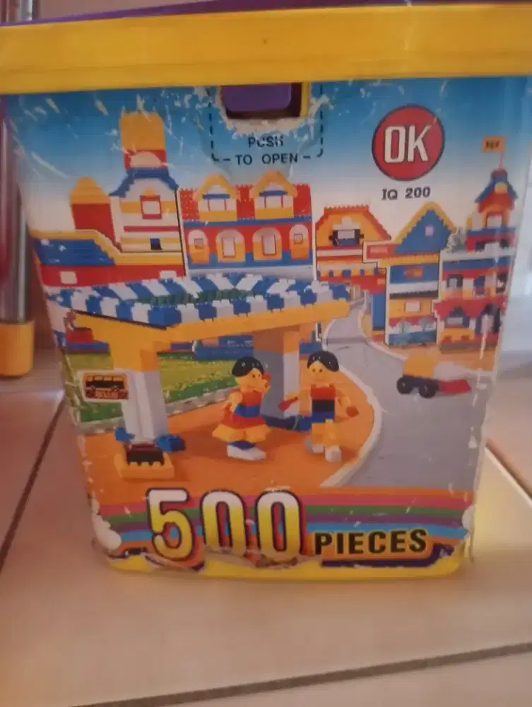 lego atau balok susun isi 500 pcs
