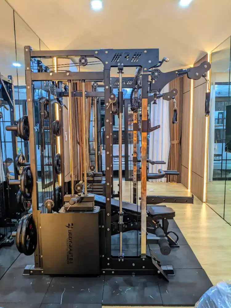 Smith machine Bodymaster BM-3080Ms alat Fitnes multipungsi
