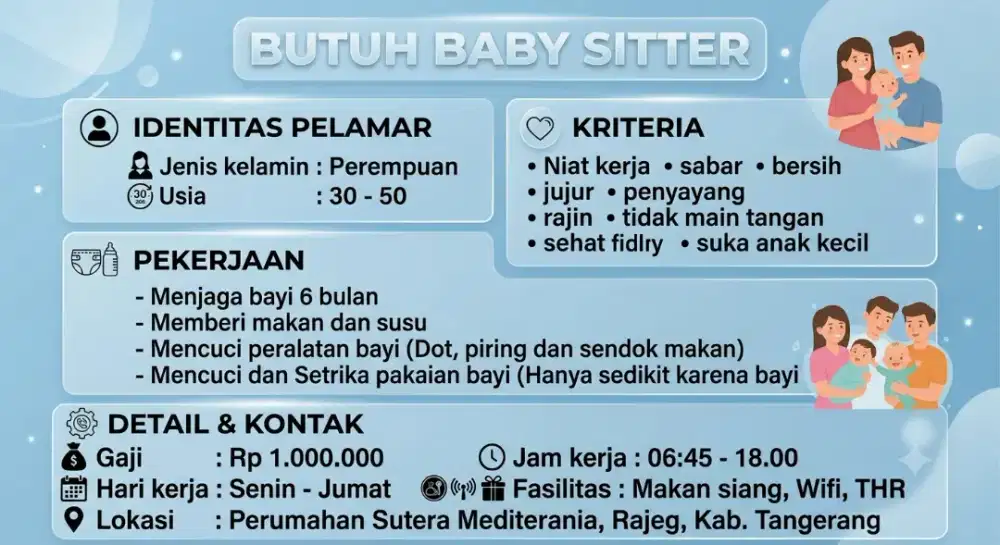 Lowongan Kerja Baby Sitter