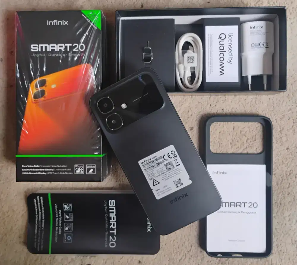 INFINIX SMART 20 - RAM 4+4/128 GB || PEMAKAIAN SINGKAT