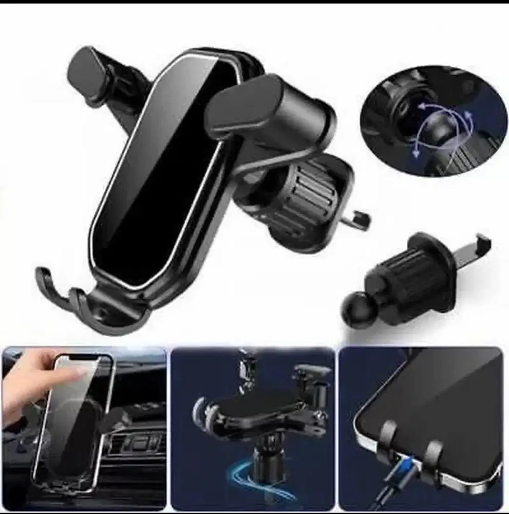 gravity car phone holder tipe jepit