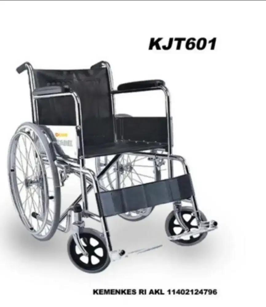 Kursi roda bahan baja