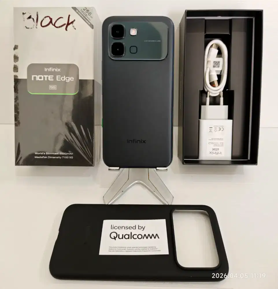 Infinix NoteEdge 5G 8/256 Gb Likenew99% GaransiResmi Mrt 27 bisa TT/BT