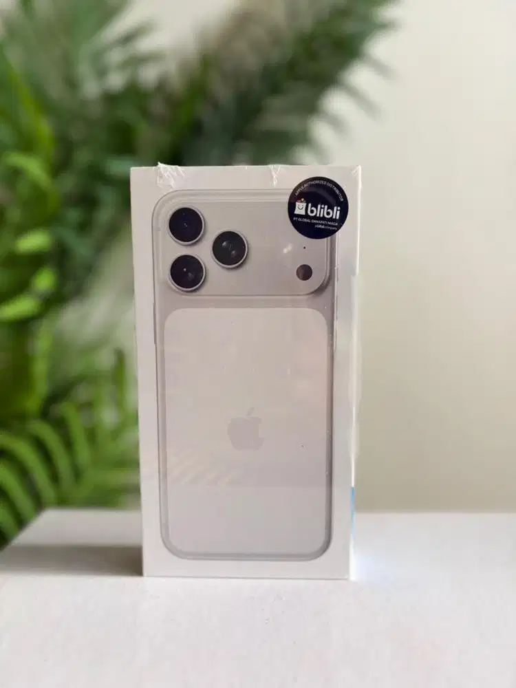 iPhone 17 ProMax 256gb Silver New Garansi Resmi iBox
