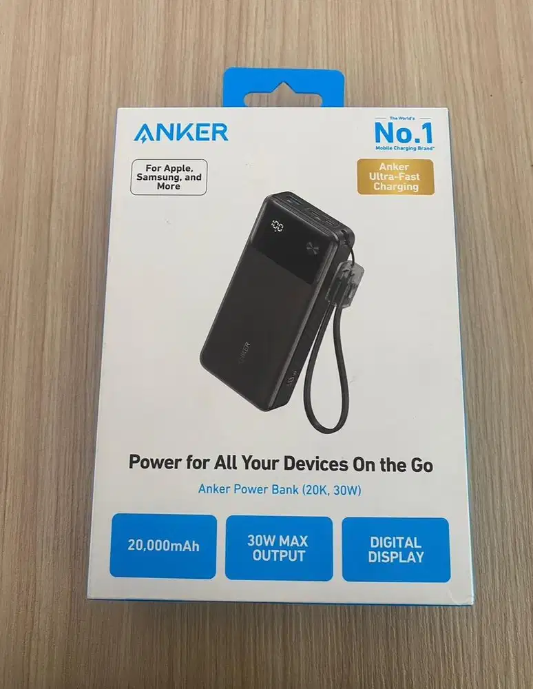 powerbank anker 20000mah 30w