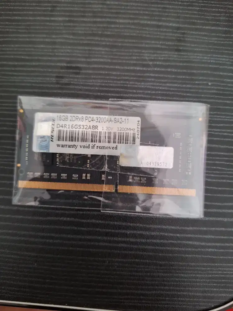 Bismillah di jual ram laptop ddr4 16gb pc3200 kondisi ok tes ok