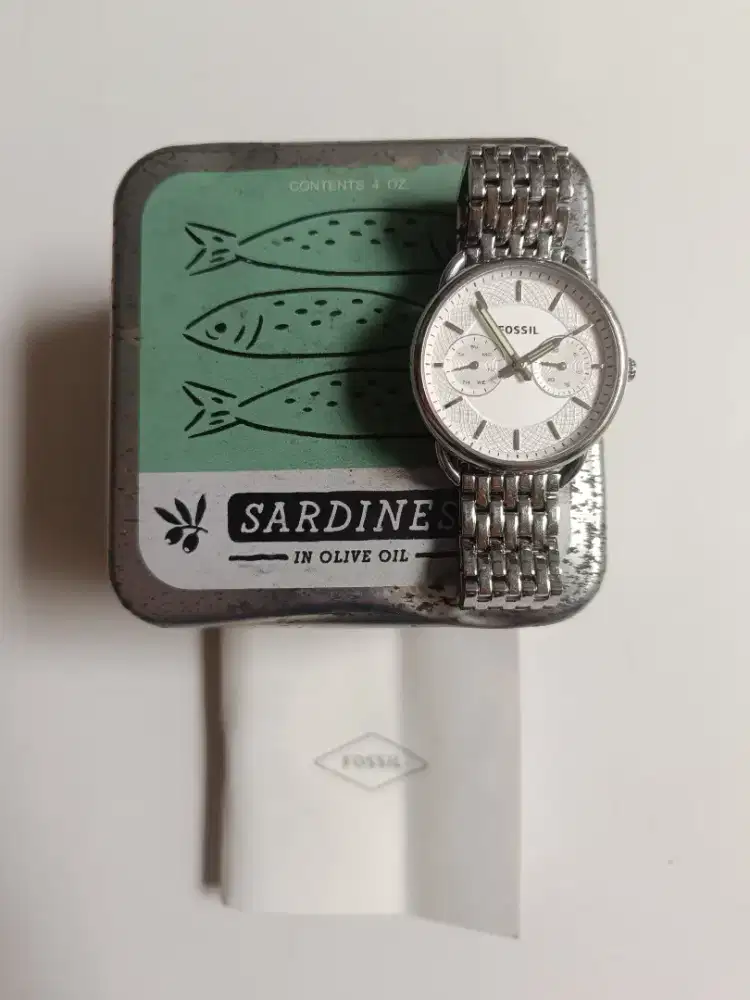 Possil wanita ES3712 silver original bekas bagus normal semua
