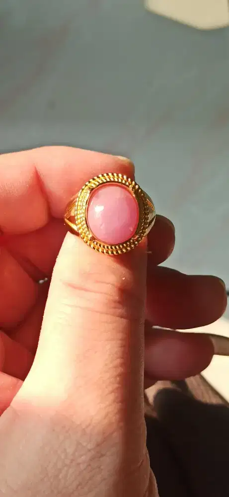 NATURAL PINK STAR SAPPHIRE BURMA MYANMAR NH 9.67CTS