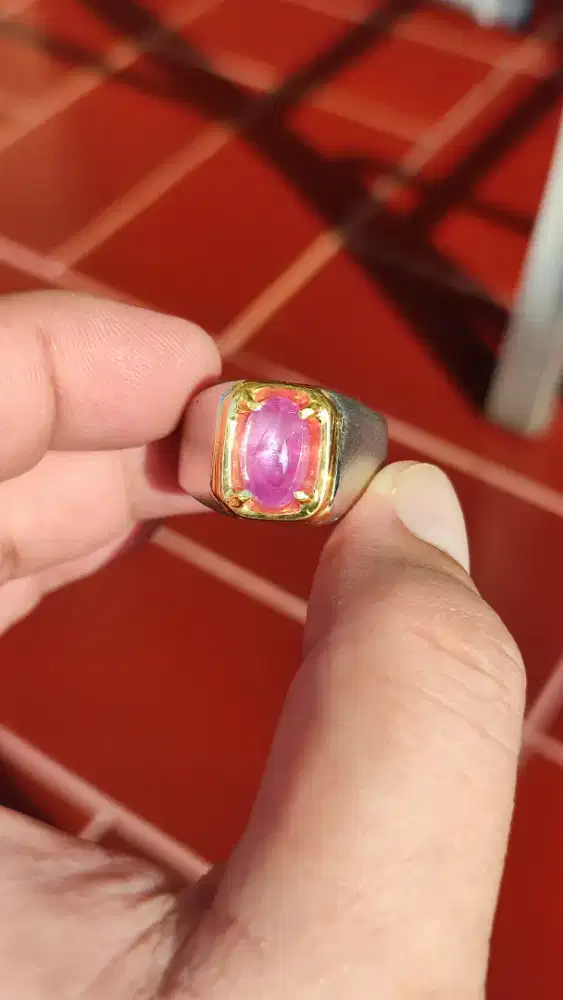 NATURAL P.PINK SAPPHIRE STAR SRILANKA 5.60CTS