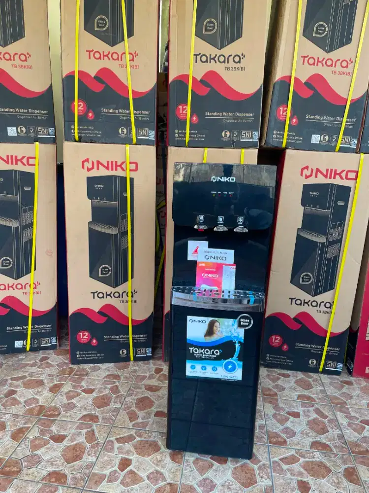 Merk NIKO TAKARA water dispenser 3 in 1 baru galon bawah