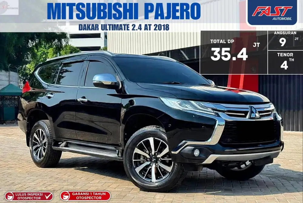 DP 35JT MITSUBISHI PAJERO DAKAR ULTIMATE 2018 2.4 AT DIESEL PAJAK PNJG